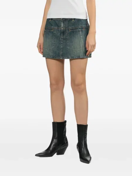 Džínová sukně Helmut Lang modré