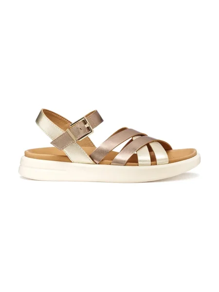 Geox sandale de piele D XAND 2S alb