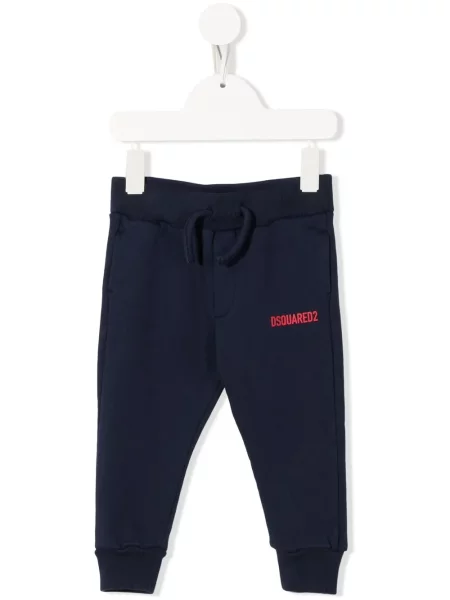 Spodnie dziecięce Dsquared2 niebieskie