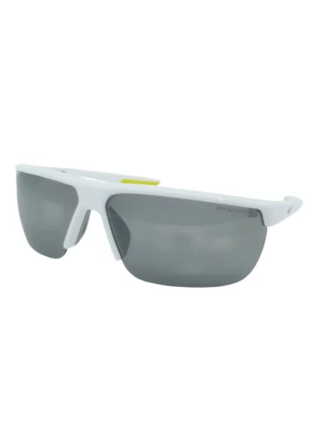 Ochelari de soare Nike cu cordon din jerseu cu imprimeu abstract gri