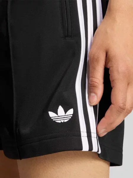 Spodnie treningowe z elastycznym pasem i wyhaftowanym logo Adidas Originals czarne
