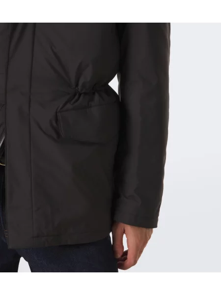Kožený kabát Thom Sweeney hnedá