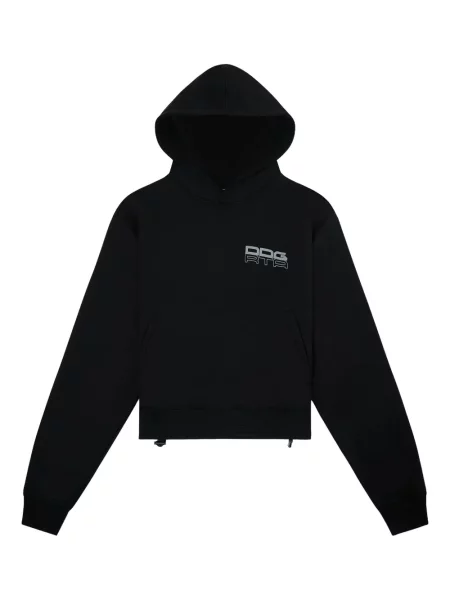 Суичър с качулка Rta на точки с принт черно