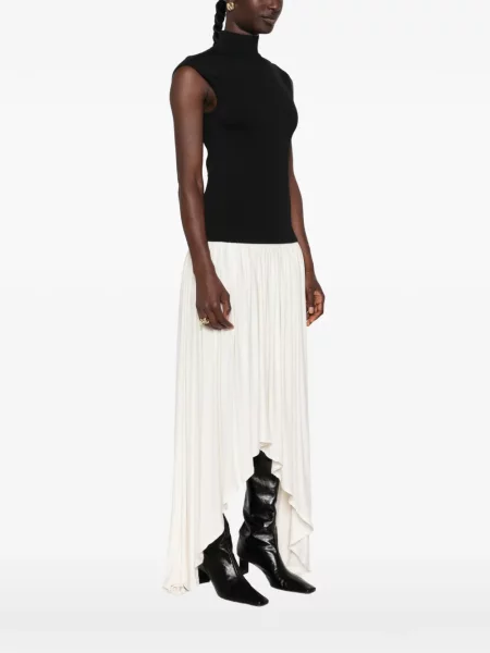 Top Lanvin fără mâneci negru