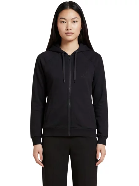 Bluza z kapturem Armani z kapturem czarna