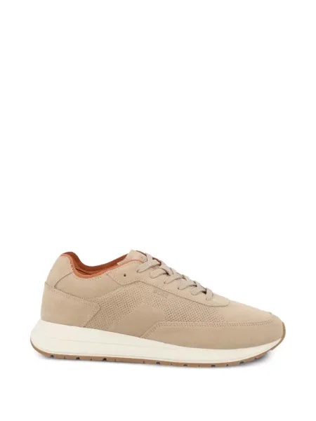 Sneakerși Boss din piele de căprioară