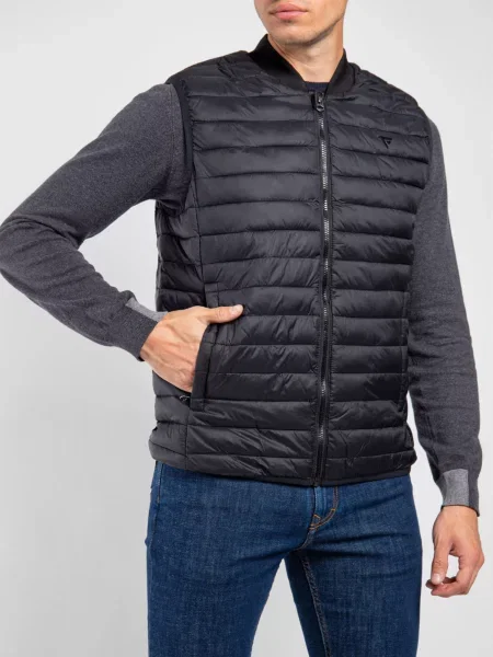 Fred Mello Жилет повсякденний FMVAIL_BLACK чорний