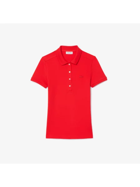 Поло Lacoste красное