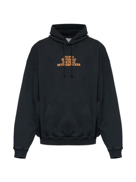 Hanorac cu glugă Vetements negru