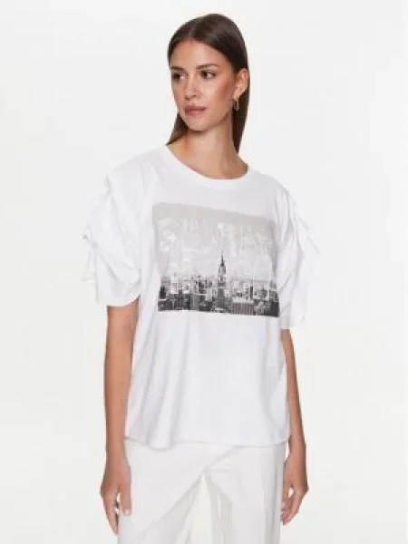 Silvian Heach Bluză Regular Fit alb