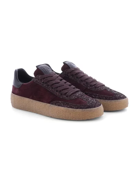 Sneakersy Kennel & Schmenger skórzane na platformie brązowe
