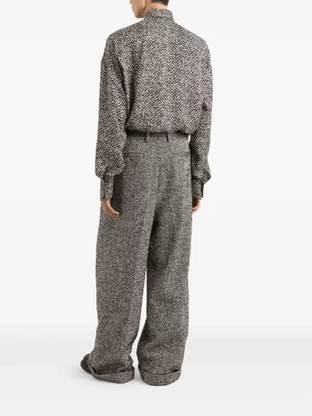 Bouclé košile Dolce & Gabbana s potiskem