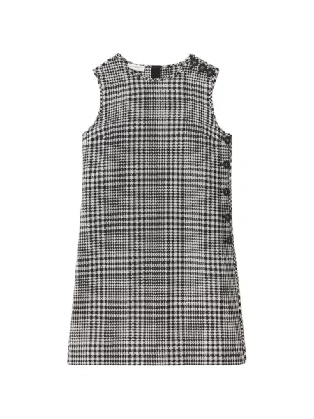 Sukienka mini Lafayette 148 w kratę czarna