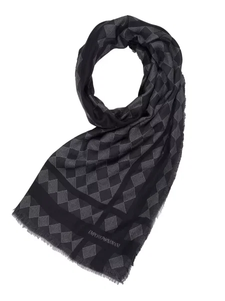 ARMANI Šal Emporio' siva
