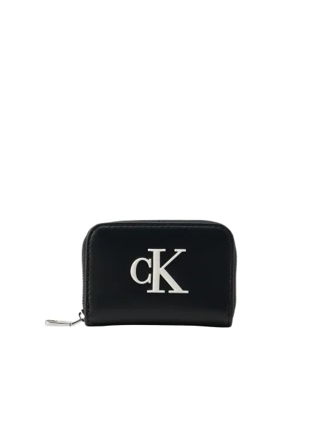 Calvin Klein Portofel / alb negru