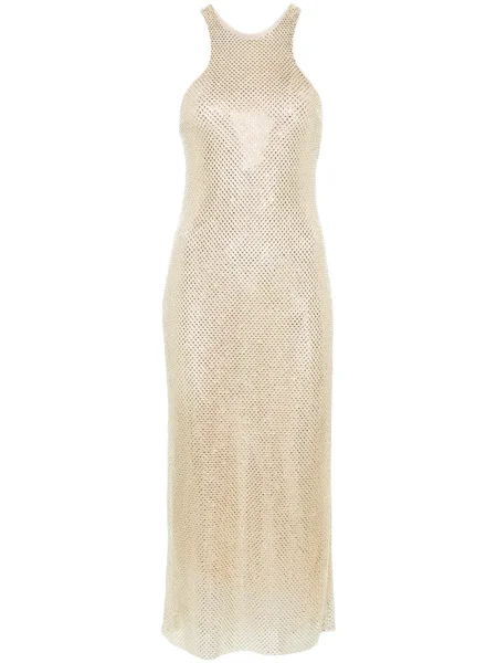 Sukienka midi Philosophy Di Lorenzo Serafini bez rękawów do kolan garniturowa zielona