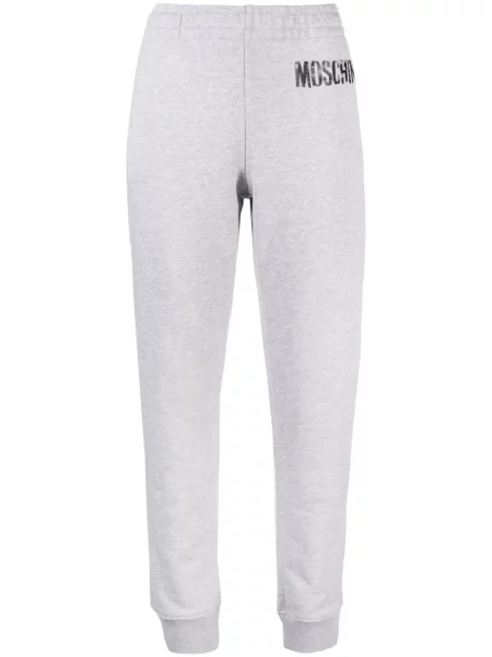 Pantaloni Moschino cu imagine alergare