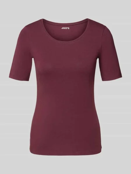 Męski t-shirt o kroju regular fit z mieszanki bawełny Jake*s Casual