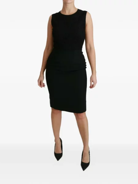 Rochie Dolce & Gabbana din dantelă negru