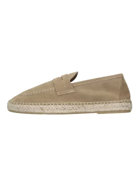 Espadryle Marechiaro 1962 skórzane beżowe