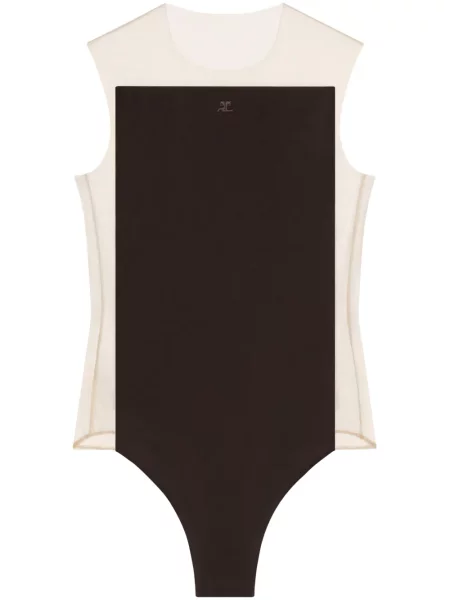 Body Courreges brązowy