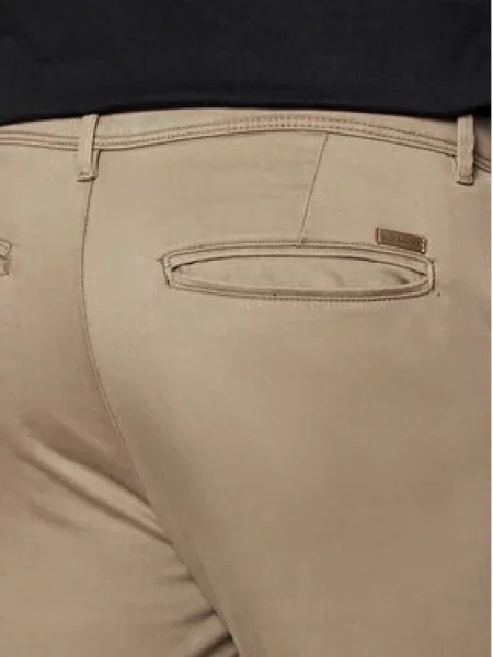 Chino kalhoty Jack & Jones béžové