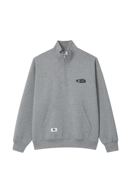 Mikina na zips Chocoolate sivá