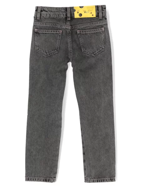 Jeansy straight leg dziecięce Off-white białe