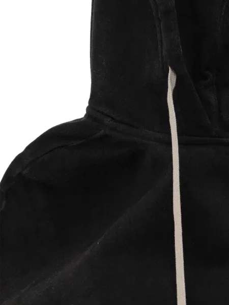 Căciulă Rick Owens Drkshdw cu glugă cu cordon negru