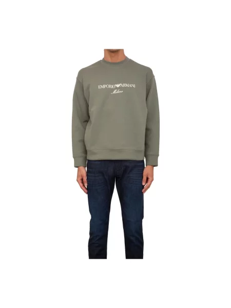 Bluza Emporio Armani casual zielona