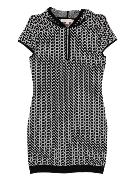 Rochie Michael Kors cu glugă de costum negru