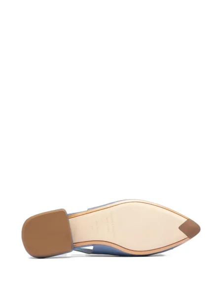 Papuci tip mules Officine Creative albastru