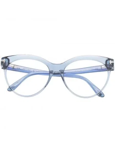 Ochelari de soare ochi de pisică Tom Ford Eyewear albastru