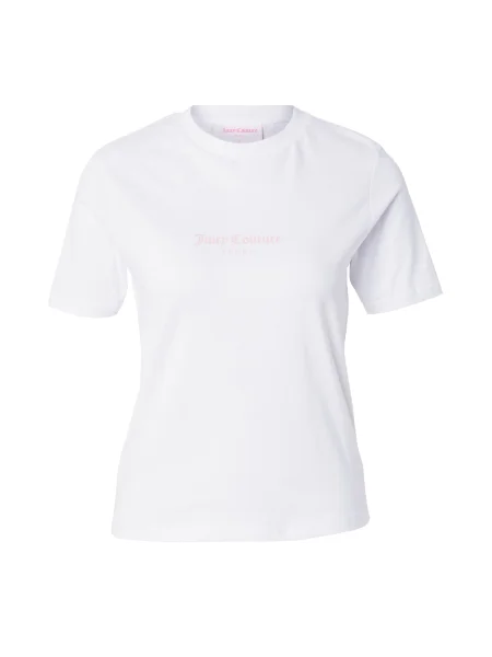 Juicy Couture Tričko The Tennis lososová bílá