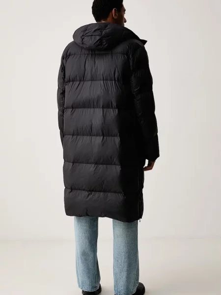 Calvin Klein Jeans długa kurtka czarna