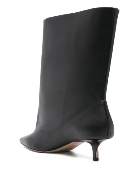 Cizme scurte Jacquemus din piele negru