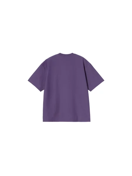 Carhartt WIP S/S WIP Label T-Shirt Mężczyźni Koszulki Carhartt WIP Size: S fioletowy