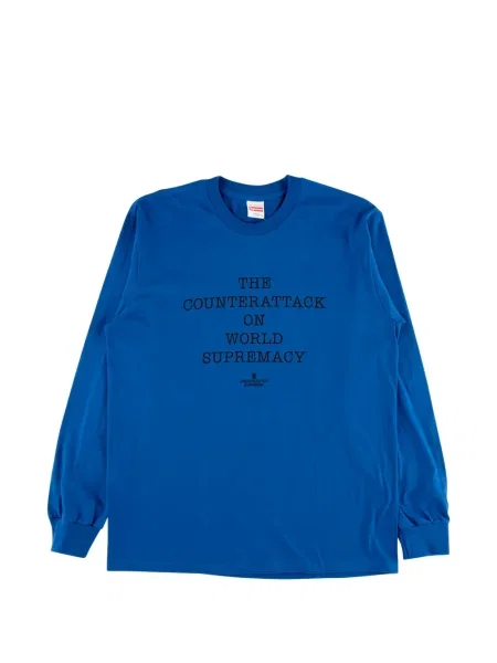 Lung tricou Supreme albastru