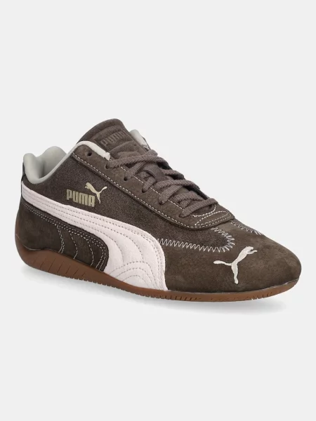 Puma sneakers din piele întoarsă Speedcat Wine Club Wns maro