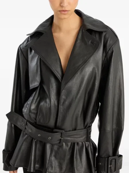Geanta de piele Rotate Birger Christensen negru