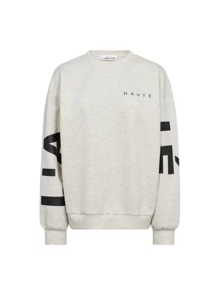Bluza Haute L'amitié z logo szara