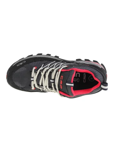 Trekové boty CMP Rigel Low Wp antracite/off white modré
