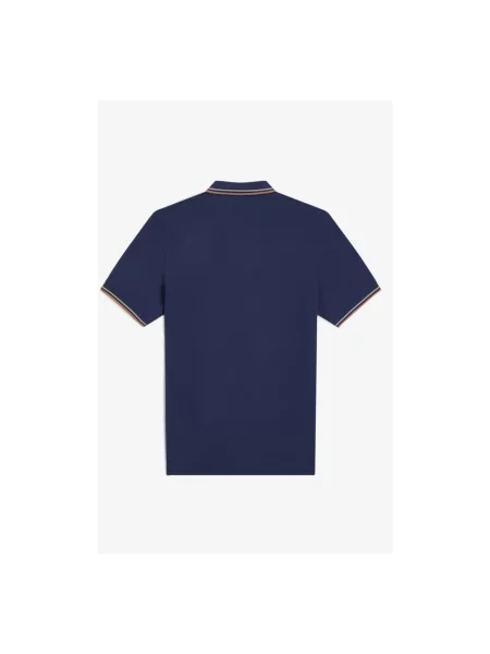 Koszulka polo Fred Perry z paskiem niebieska