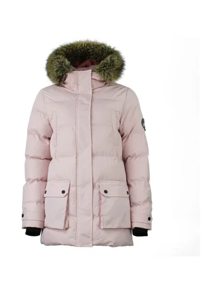 Geacă parka Peak Mountain roz