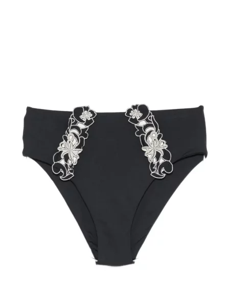 Bikini Twinset cu model floral negru
