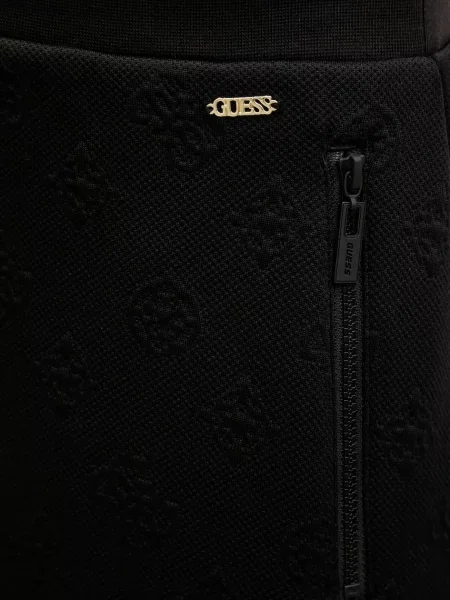 Guess spódnica PEONY mini prosta czarny