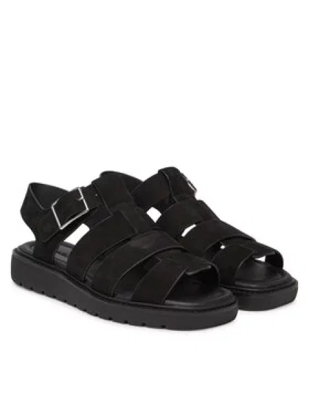 Calvin Klein Jeans Sandály Fisherman Hw Sandal Lth černá