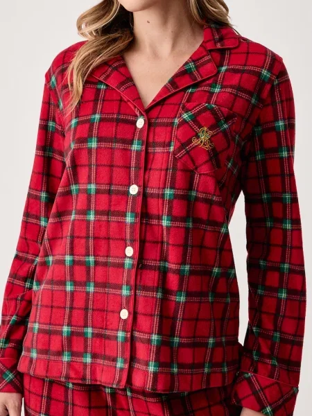 Флисовая пижама Lauren Ralph Lauren