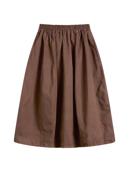 Spódnica midi Ymc brązowa