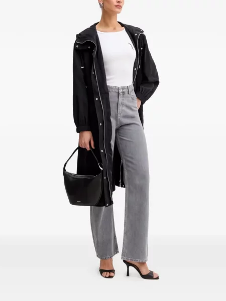 Hímzett boyfriend farmer Trussardi szürke